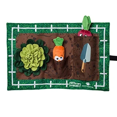 Afbeelding van Outward Hound Snuffelmat Garden Game Hondenpuzzel ontwikkeld door Nina Ottosson Voor mentale en fysieke uitdaging bij honden