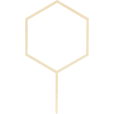 Afbeelding van Partydeco Taarttopper hexacon