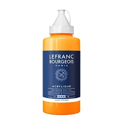 Image de Peinture Acrylique en bidon jaune sahara 750ml Lefranc &amp; Bourgeois