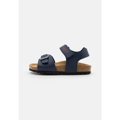 Afbeelding van Geox Ghita BOY Sandalen voor kinderen, Maat: 26, Navy/red Hoogwaardig imitatieleer