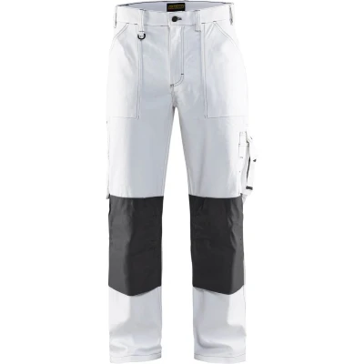 Afbeelding van Blaklader Schildersshorts met stretch 1094 1330 Wit/Donkergrijs C62