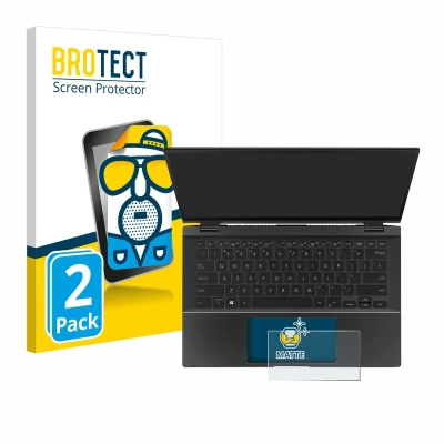 Afbeelding van BROTECT Screenprotector voor ASUS ZenBook Flip 14 UX463FA (Touch Trackpad) Folie Beschermfolie matte (2 Stuks)