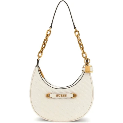 Afbeelding van Guess SELA HOBO Handtas, Dames, Maat: One Size, Bone