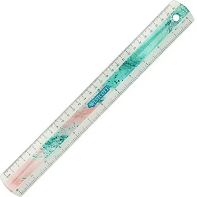 Afbeelding van Liniaal Westcott Trendsetter Roze, 30cm kunststof