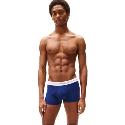 Image de Tommy Hilfiger Boxer 3P pour homme UM0UM02761, doré, XXL, Doré (Prpy Nvy/Util Sage/Newsprint), XXL