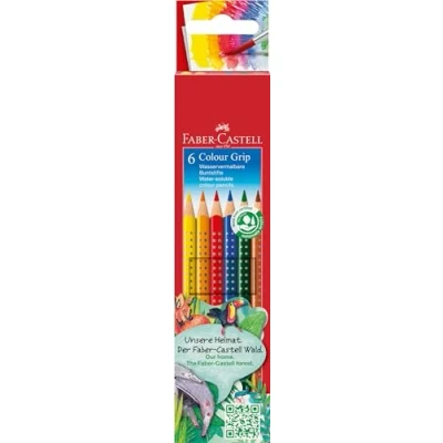 Afbeelding van Faber Castell kleurpotloden Colour Grip 6 stuks FC 112406