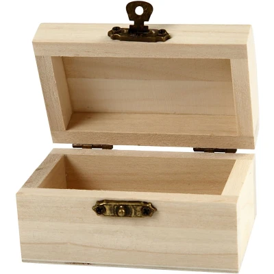 Afbeelding van Schatkist, afm 9x5,2x4,9 cm, 10 stuks, Keizerin boom