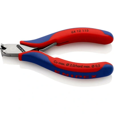 Image de KNIPEX 64 12 115 électronique/pince coupante avec poignées multi composants mm