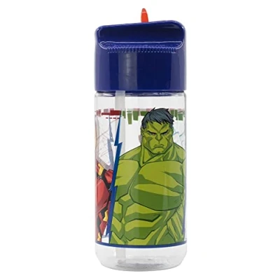 Afbeelding van Marvel Avengers Herbruikbare Tritan waterfles voor kinderen, 430 ml