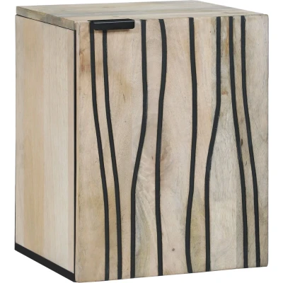 Afbeelding van vidaXL Wastafelkast met plank opslag de deur Bruin 38 x 33.5 48 cm