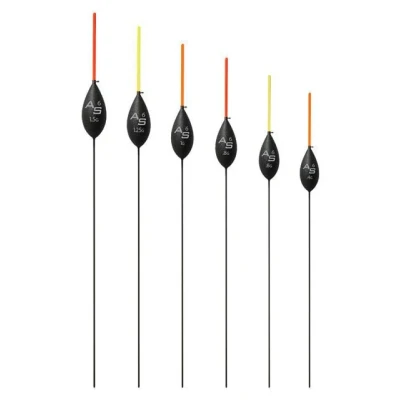 Afbeelding van Drennan AS 6 Pole Float (10 Stuks) Dobber 1.25g 10 Stuks (9 Rode en 1 Gele Antenne)