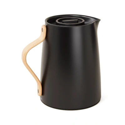Afbeelding van Stelton Emma Tea Thermoskan Met Theefilter 1 Liter Zwart