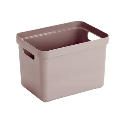 Afbeelding van Sunware Sigma home opbergbox 18L roze 35 x 24,6 24,3 cm