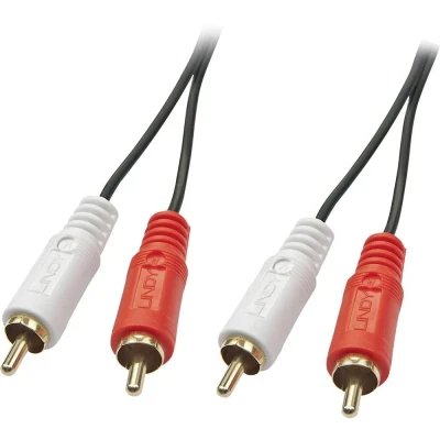 Afbeelding van LINDY 35666 Cinch Audio Aansluitkabel [2x stekker 2x stekker] 20.00 m Zwart