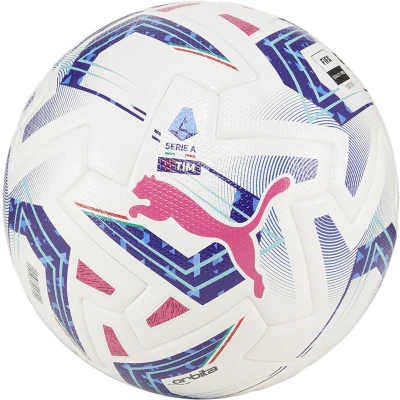 Afbeelding van Puma Orbita Serie A FIFA Quality PRO Unisex Voetbal, Maat: 5, White/blue glimmer/sunset glow