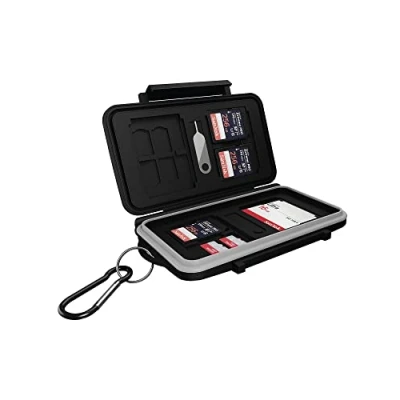 Afbeelding van ICY BOX 60751 Geheugenkaart cover SD kaart, microSD CFast kaart Zwart/grijs