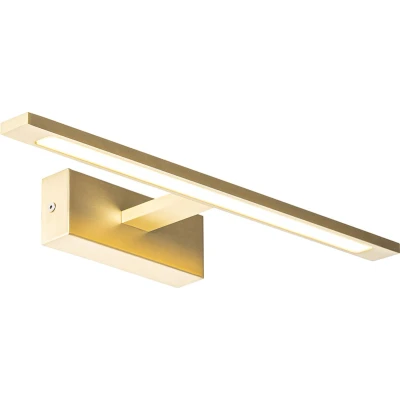 Afbeelding van QAZQA Wandlamp messing 41,5 cm incl. LED IP44 Jerre