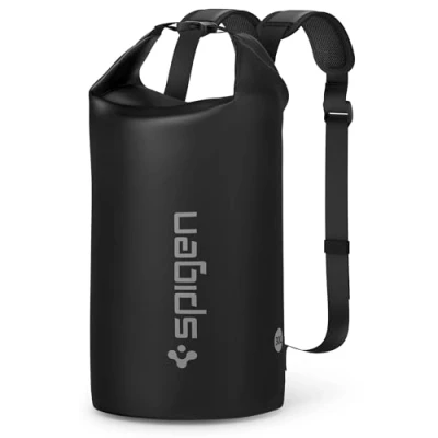 Afbeelding van Spigen Aqua Shield Waterdichte Tas 30L Voor Buiten / Kamperen Water Zwart