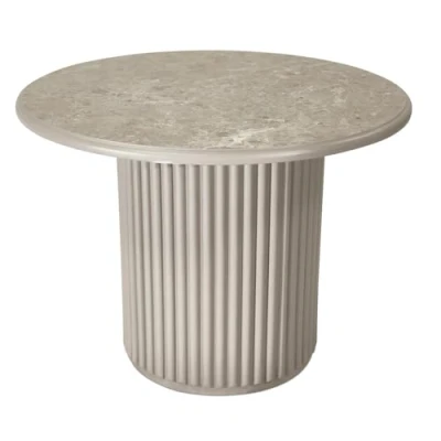 Afbeelding van Salontafel Grijs Melamine 60x60x45 cm Easy Giga Meubel
