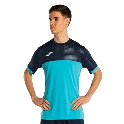 Afbeelding van Joma Montreal T shirt voor heren, neonturquoise, marineblauw