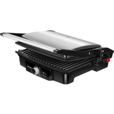 Afbeelding van MPM Tosti Apparaat Contactgrill Instelbare Temperatuur Max. 270C 2000W Zwart/RVS