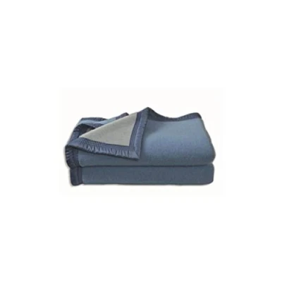 Image de Couverture Aubisque en laine woolmark 240x260 cm myosotis et ciel