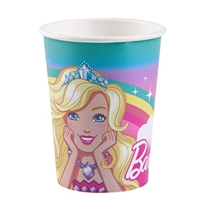 Afbeelding van amscan Barbie Dreamtopia 11012121 kartonnen bekers, 250 ml, 8 stuks