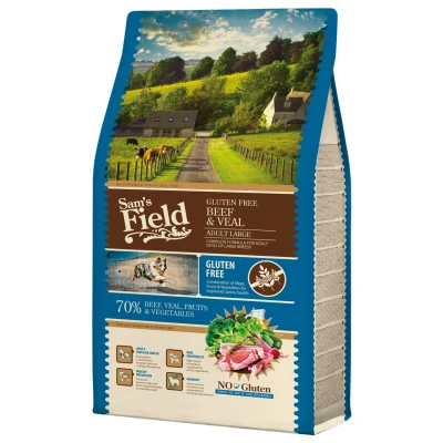 Afbeelding van Sam&#039;s Field Adult Large Rund&amp;Kalf&amp;Aardappel Hondenvoer 2.5 kg