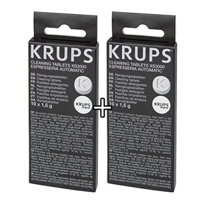 Afbeelding van 2x Krups Reinigingstabletten (10st.) XS3000
