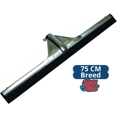 Afbeelding van Synx Tools Vloertrekker 75 cm zwart synthetisch rubber Trekkers/moppen Dweilen Schoonmaakartik