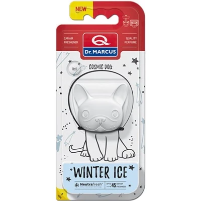 Afbeelding van Dr. Marcus Winter Ice Cosmic Dog autogeurtje met neutrafresh technologie Luchtverfrisser auto Tot 45 dagen geurverspreiding 20 Gram