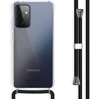 Afbeelding van iMoshion Hoesje met koord Geschikt voor Samsung Galaxy A72 Backcover Transparant