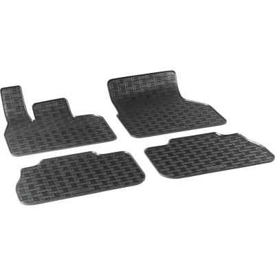 Afbeelding van WALSER 55041 Vloermatset Waterdicht Rubber voor en achter zwart Op maat gemaakt