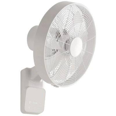Afbeelding van Casafan Airos Eco Design Wall WE wandventilator wit 40 cm Timer Afstandsbediening Horizontaal en verticaal oscilleren