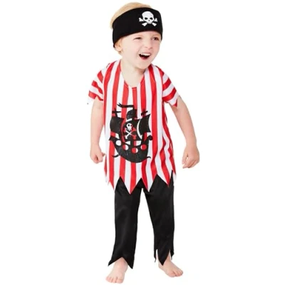 Afbeelding van Smiffys 47702T1 piratenkostuum voor kinderen, jongens, Engelse versie