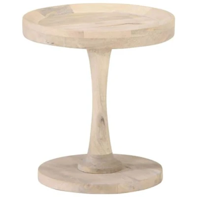 Afbeelding van vidaXL Bijzettafel Ø40x45 cm massief mangohout