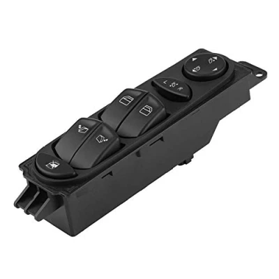 Afbeelding van Nikou Raamschakelaar hoofdschakelaar voor elektrische raambediening knop Mercedes Benz Viano Vito W639 A6395451313