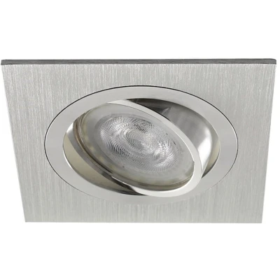 Afbeelding van LED inbouwspot Frode Vierkant Chrome Sceneswitch Dimbaar 5W Philips
