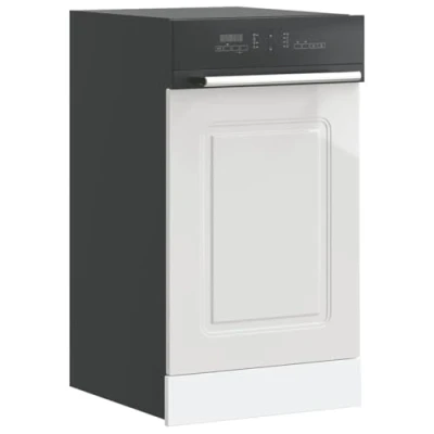 Afbeelding van vidaXL Vaatwaspaneel Kalmar 45x1,5x67 cm bewerkt hout hoogglans wit