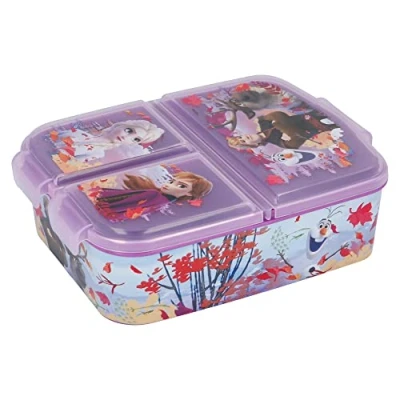 Image de Stor Boîte à repas pour enfant multiple avec 3 compartiments Frozen