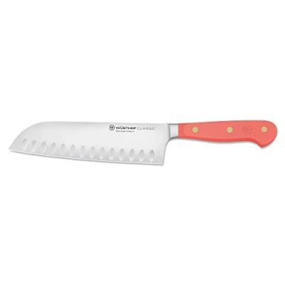 Afbeelding van Wusthof Classic santoku 17 cm coral peach
