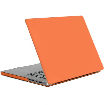 Afbeelding van iMoshion Laptop Cover Geschikt voor MacBook Air 15 inch (2023) / (2024) M3 chip A3114 A2941 oranje