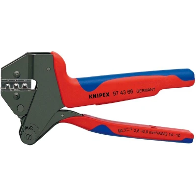 Afbeelding van Knipex Werk 97 43 66 1 stuks 0.5 tot 6 mm² Incl. verwisselbare krimpinserts