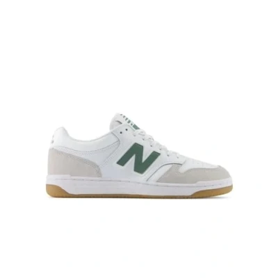 Afbeelding van New Balance Sneakers laag, Heren, Maat: 40.5, White grey Leer en textiel