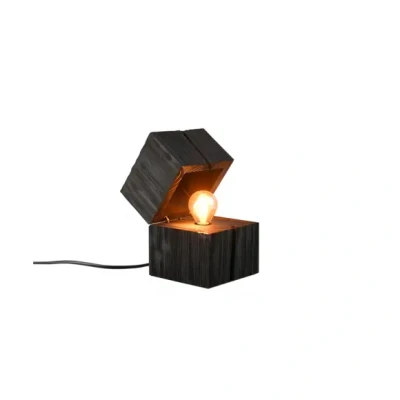 Afbeelding van Trio Leuchten Tafellamp Treasure Zwart incl. 1x E14 LED 2Watt