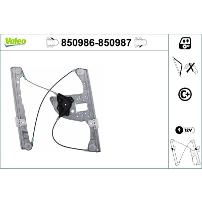 Afbeelding van Valeo Raammechanisme 850986