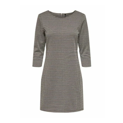 Afbeelding van ONLY Onlbrilliant 3/4 Check NOOS Jurk, Dames, Maat: XS, Black
