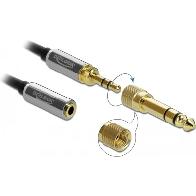 Afbeelding van DeLOCK Stereo Jack 3,5 mm 3 Pin male &gt; female