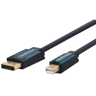 Afbeelding van ClickTronic 70737 DisplayPort kabel 1 meter Mini Blauw