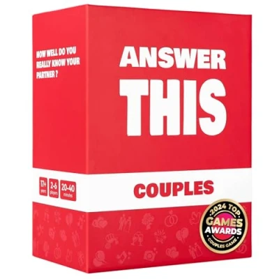 Afbeelding van Bordspel voor koppels In het Engels Wie kent de ander beste? Kaarten een verjaardagsfeestje of Valentijnsdag cadeau volwassen mannen en vrouwen